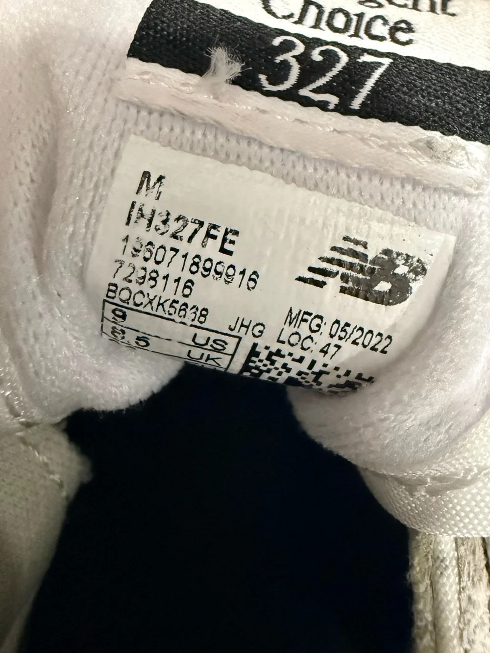 New Balance Kids White & Black  Retro Runner